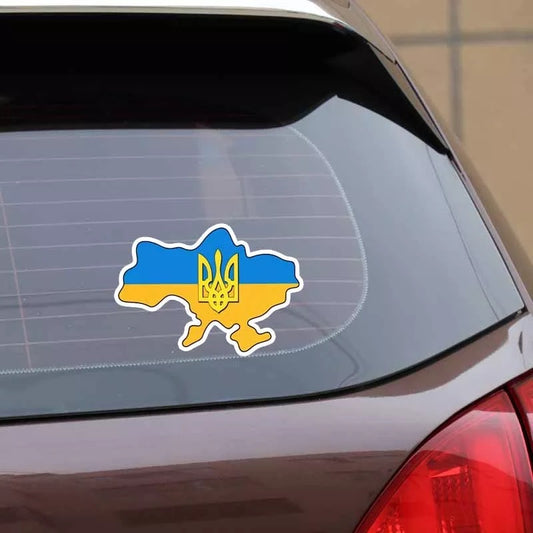 Ukraine Map Sticker