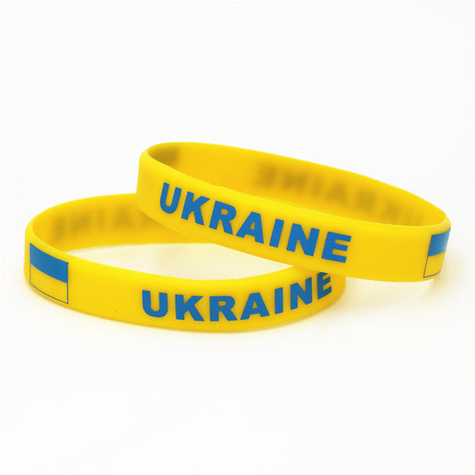 Ukraine Team Wristband Yellow