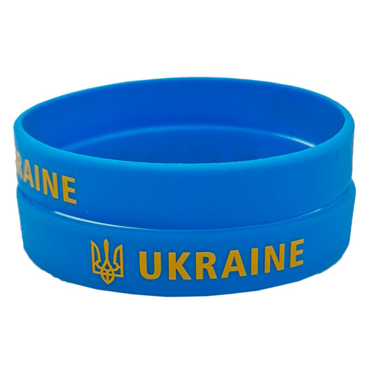 Ukraine Team Wristband Blue